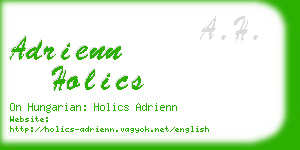 adrienn holics business card